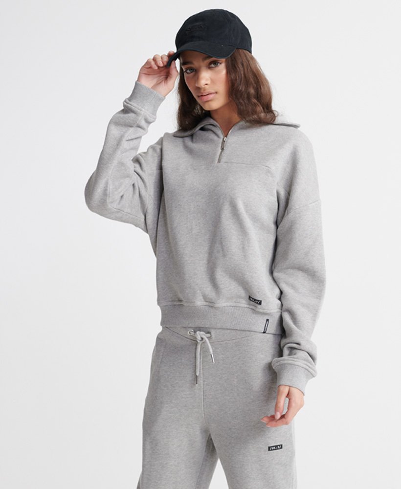Superdry Edit Funnel Sweat Track Top